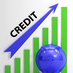 Upwards credit graph